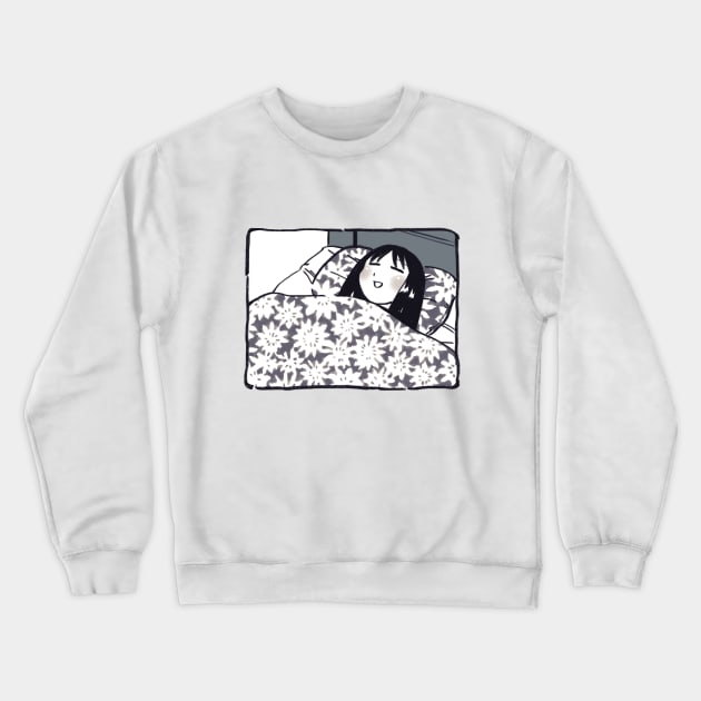 I draw happy sleepytime osaka  / funny azumanga daioh manga panel Crewneck Sweatshirt by mudwizard